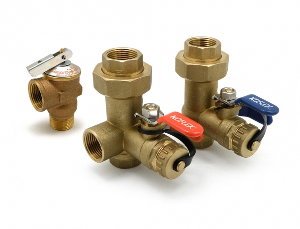 땜납 연결 격리 밸브-Tankless Water Heater Isolation Valve Kits (Sweat) 제품사진