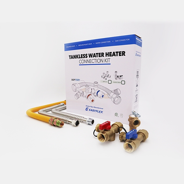 Tankless Water Heater Connection Kit with Traditional ISV 제품사진