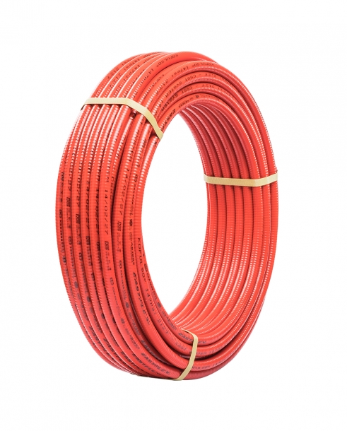 Red Polyethylene Coated Stainless Steel Water CSST 제품사진