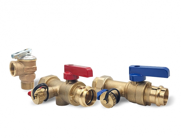 프레스 연결 격리 밸브-Tankless Water Heater Isolation Valve Kits (Press) 제품사진